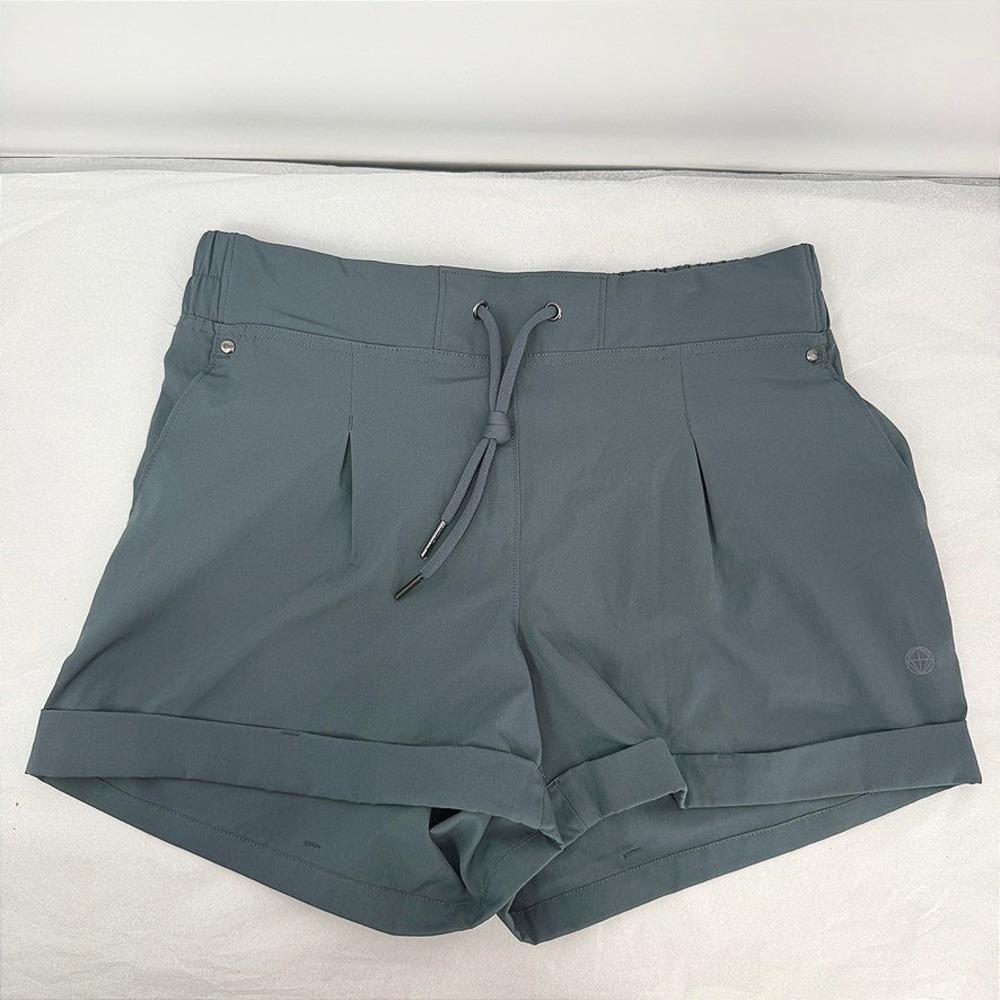 Mondetta Outdoor Project Shorts Grey Drawstring Cuffed Hiking Active Medium